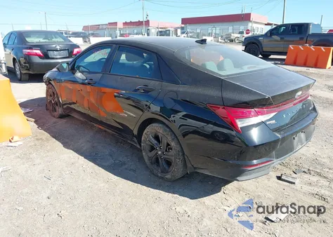 2022 Hyundai Elantra Hybrid Blue из США, поврежденный, VIN KMHLM4AJ4NU020862